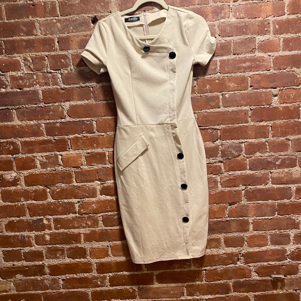 Vintage bodycon business casual dress size 6